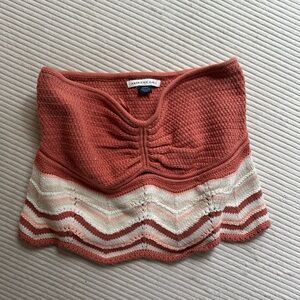 American Eagle Terracotta Knit Tube Top